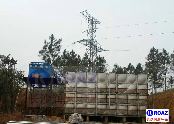 一體化凈水設(shè)備在水泥廠投入使用！